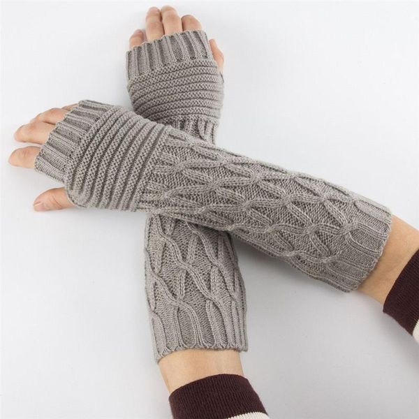 sports gloves fashion elastic winter candy color fingerless mittens long knitted arm warmers thick warm, Black
sports gloves fashion elastic winter candy color fingerless mittens long knitted arm warmers thick warm, Black