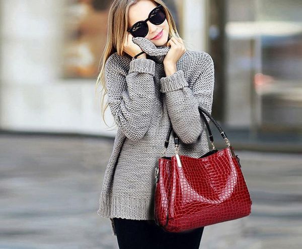 cross body women's designer handbags casual luxury crocodile bags fashion leather bag large capacity shoulder
cross body women's designer handbags casual luxury crocodile bags fashion leather bag large capacity shoulder