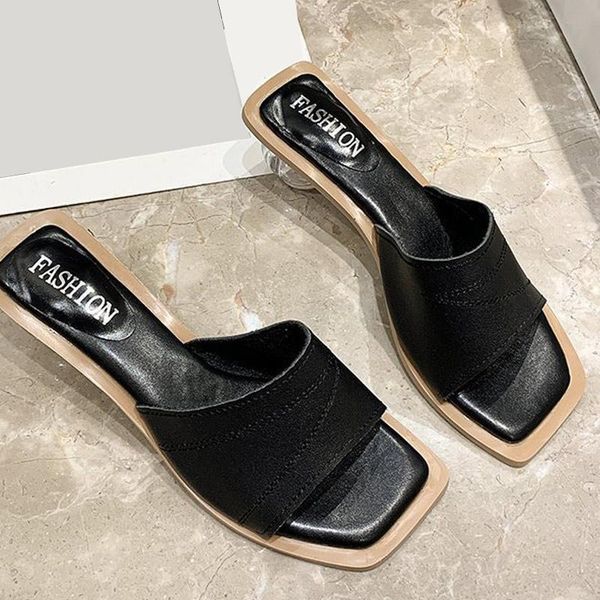 women slippers leather fashion high heels square toe pumps casual footwear female sandals pu summer ladies shoes woman, Black
women slippers leather fashion high heels square toe pumps casual footwear female sandals pu summer ladies shoes woman, Black