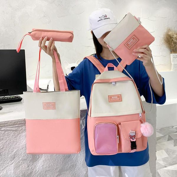 school bags harajuku teenager girls book simple women backpack canvas casual schoolbag for female backpacks
school bags harajuku teenager girls book simple women backpack canvas casual schoolbag for female backpacks