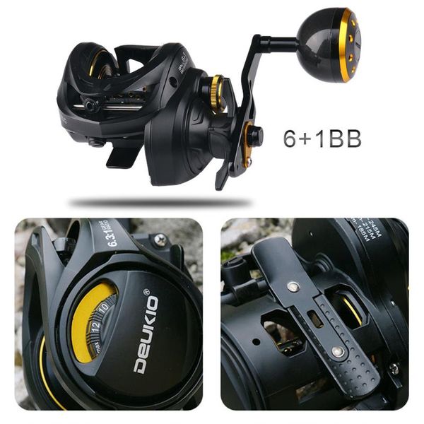 baitcasting reels carbon fiber reel 6+1bb drag fishing dual brake system 12 gear braking 16kg saltwater carp
baitcasting reels carbon fiber reel 6+1bb drag fishing dual brake system 12 gear braking 16kg saltwater carp