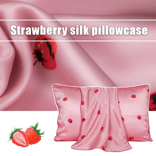 pillow case 1pcs 100% mulberry silk pillowcase harajuku satin japan style lovely pink sweet strawberry printed cover
pillow case 1pcs 100% mulberry silk pillowcase harajuku satin japan style lovely pink sweet strawberry printed cover
