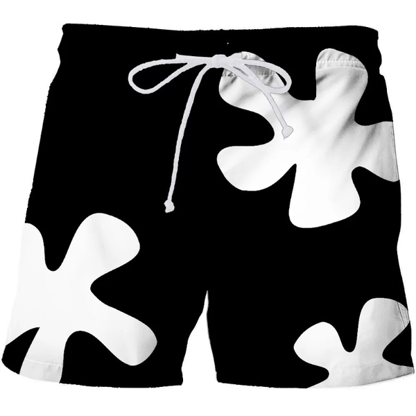 men's shorts summer 3d printed beach pants fitness comfortable fashion hip-hop sports swimming trunks, White;black
men's shorts summer 3d printed beach pants fitness comfortable fashion hip-hop sports swimming trunks, White;black