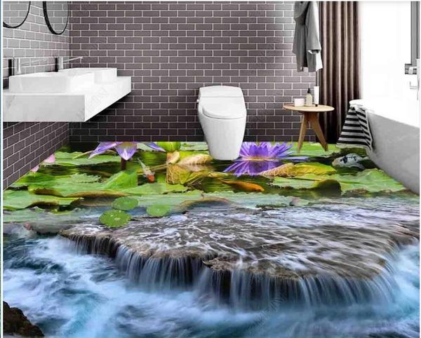 3d pvc wall stickers self-adhesive vinyl floor waterfall lotus pond carp custom p mural home decor in the living room wallpaper for walls 3
3d pvc wall stickers self-adhesive vinyl floor waterfall lotus pond carp custom p mural home decor in the living room wallpaper for walls 3