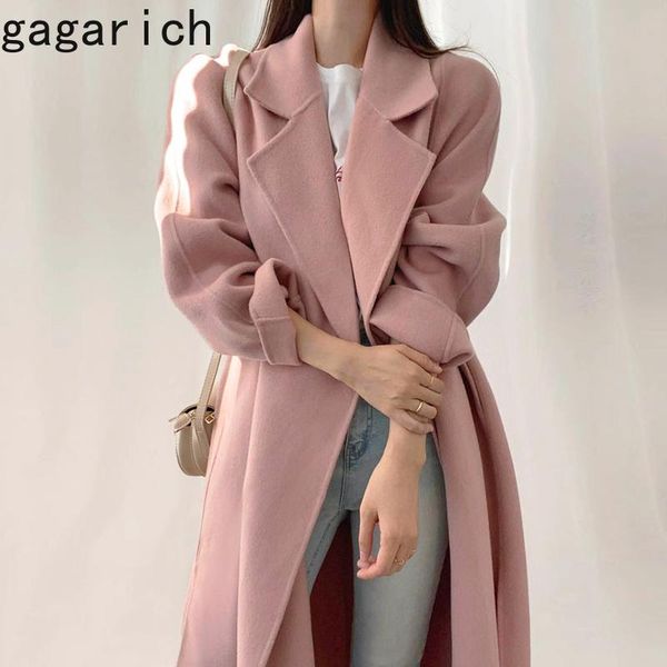 women's wool & blends gagarich elegant pink coat women korean chic autumn winter lapel single breasted lace up waist long woolen jacket, Black
women's wool & blends gagarich elegant pink coat women korean chic autumn winter lapel single breasted lace up waist long woolen jacket, Black