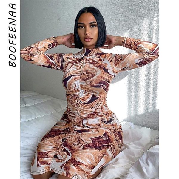 casual dresses boofeenaa aesthetic printed turtleneck long sleeve midi for women party clubwear ruched bodycon dress c83-cz23, Black;gray
casual dresses boofeenaa aesthetic printed turtleneck long sleeve midi for women party clubwear ruched bodycon dress c83-cz23, Black;gray
