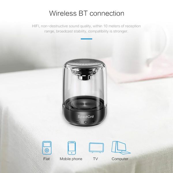 clear housing wireless bluetooth speakers led lights portable 5.0 speaker with 7-color breathing light
clear housing wireless bluetooth speakers led lights portable 5.0 speaker with 7-color breathing light
