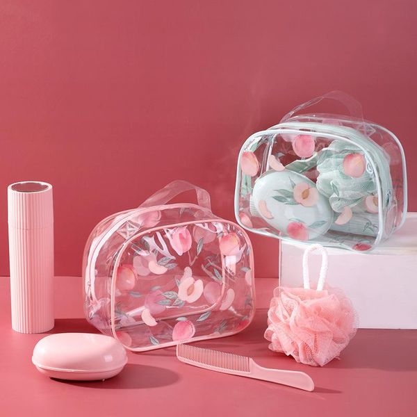 cosmetic bags & cases fashion transparent waterproof makeup bag women large capacity handbag zipper organizer storage beauty make up case
cosmetic bags & cases fashion transparent waterproof makeup bag women large capacity handbag zipper organizer storage beauty make up case
