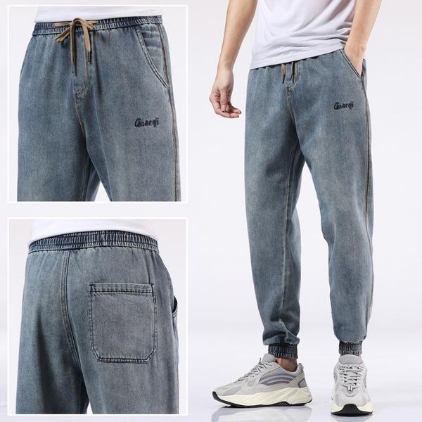 men's jeans casual men hip hop streetwear man pants fashion street apparel brand gyms jogging 3021, Blue
men's jeans casual men hip hop streetwear man pants fashion street apparel brand gyms jogging 3021, Blue