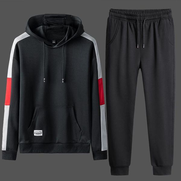 men's tracksuits autumn pullover hoodies sweatshirts + pants sets sportswear casual 2 pieces tracksuit men patchwork track suits street, Gray
men's tracksuits autumn pullover hoodies sweatshirts + pants sets sportswear casual 2 pieces tracksuit men patchwork track suits street, Gray