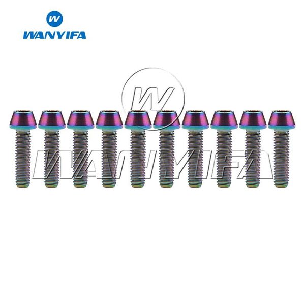 bike brakes 10 pcs titanium ti m5x18mm rainbow cone head screws for bicycle accessories
bike brakes 10 pcs titanium ti m5x18mm rainbow cone head screws for bicycle accessories