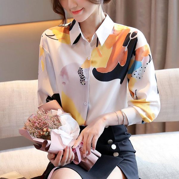 full sleeve shirt womens spring chiffon loose women shirts apricot 9520 women's blouses &, White
full sleeve shirt womens spring chiffon loose women shirts apricot 9520 women's blouses &, White