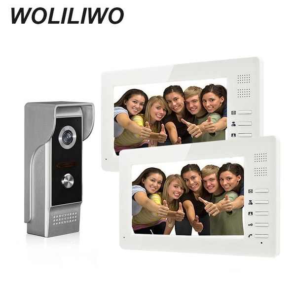 wired 7'' tft lcd video door phone system visual intercom doorbell dual-way 700tvl outdoor infrared camera phones
wired 7'' tft lcd video door phone system visual intercom doorbell dual-way 700tvl outdoor infrared camera phones