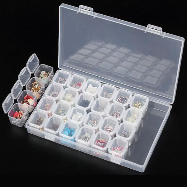 nail art equipment 1 set 28 slots empty storage box case for rhinestones alloy parts organizer beads jewelry boxes, Silver
nail art equipment 1 set 28 slots empty storage box case for rhinestones alloy parts organizer beads jewelry boxes, Silver