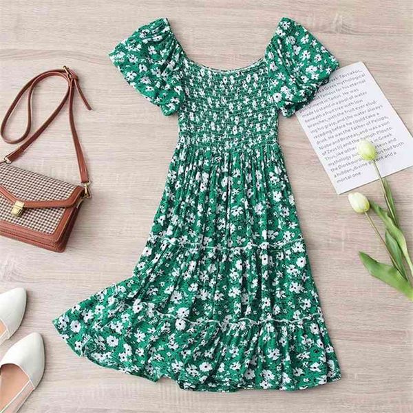 sweet women square collar floral dress summer fashion ladies high waist fresh female holiday style printing 210515, Black;gray
sweet women square collar floral dress summer fashion ladies high waist fresh female holiday style printing 210515, Black;gray