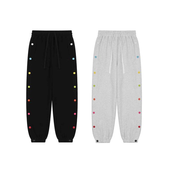 pants trousers guochao xinjiang cotton candy button trendy breasted women's loose 2021 spring wear drop feeling sports casual, Black
pants trousers guochao xinjiang cotton candy button trendy breasted women's loose 2021 spring wear drop feeling sports casual, Black