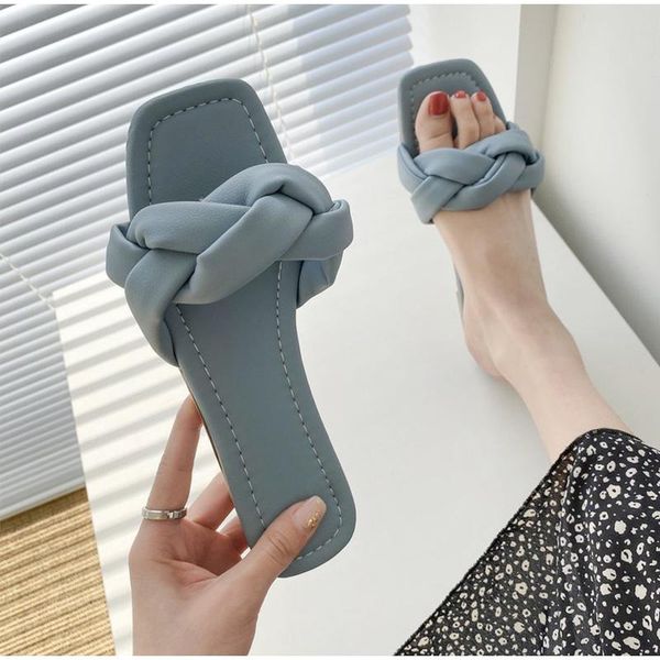 slippers summer women ladies elegant square toe cross tie casual woman slides plait flat beach shoes comfortable 2021, Black
slippers summer women ladies elegant square toe cross tie casual woman slides plait flat beach shoes comfortable 2021, Black