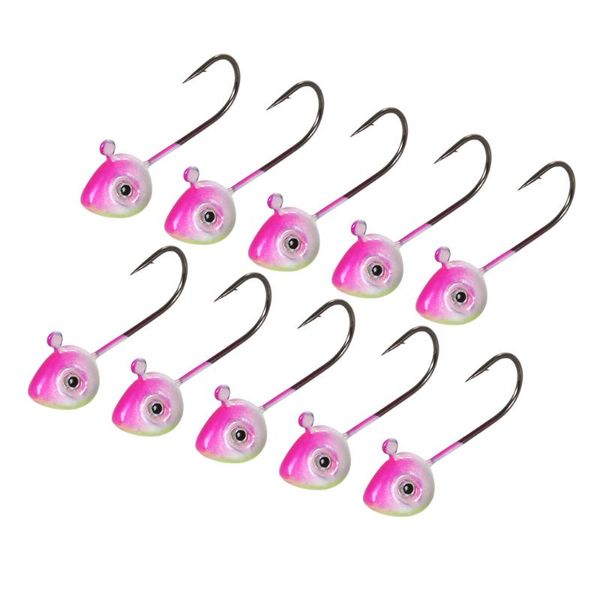 lixada 10 pcs fishing hooks jig head lure simulation bait single fish hook tool tackle 0.5g / 1g 2g 3g 4g 5g
lixada 10 pcs fishing hooks jig head lure simulation bait single fish hook tool tackle 0.5g / 1g 2g 3g 4g 5g