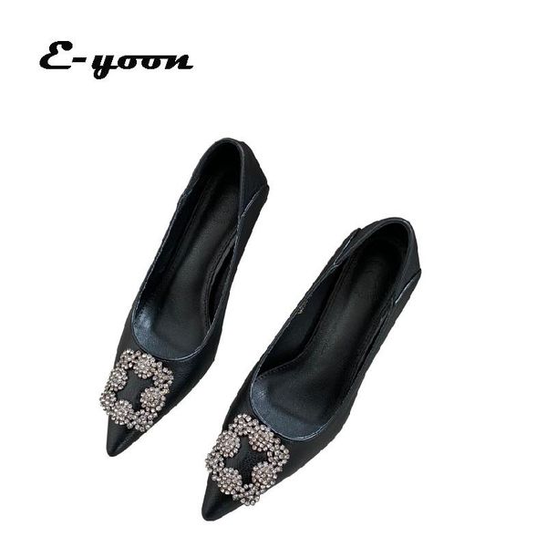 sandals 2021 summer diamond square buckle pointed toes soft leather thin heel classical shoes, Black
sandals 2021 summer diamond square buckle pointed toes soft leather thin heel classical shoes, Black