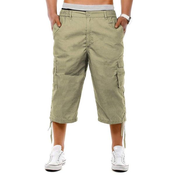 men's shorts multi pockets mid waist holiday solid elasticated cargo summer half gift loose exercise men pants casual, White;black
men's shorts multi pockets mid waist holiday solid elasticated cargo summer half gift loose exercise men pants casual, White;black