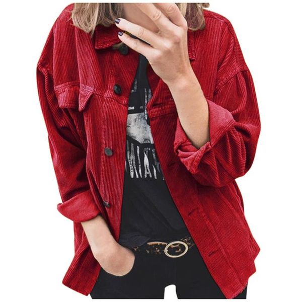 women's jackets autumn and winter jacket coat solid button long-sleeved clothes sweater outwear loose plus size famale, Black;brown
women's jackets autumn and winter jacket coat solid button long-sleeved clothes sweater outwear loose plus size famale, Black;brown