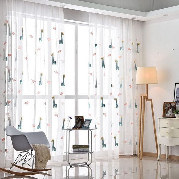 fashion simple embroidered window screen cartoon children's room living bedroom curtains curtain & drapes
fashion simple embroidered window screen cartoon children's room living bedroom curtains curtain & drapes