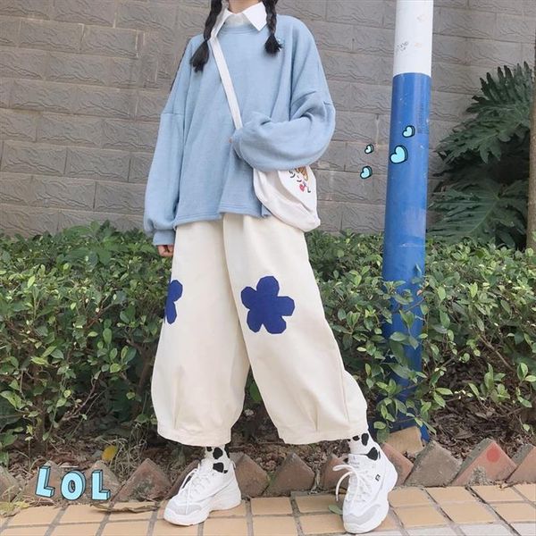 cute japan kawaii flower womens pants loose wide leg straight trousers korean punk harajuku ulzzang clothing for women, Black;white
cute japan kawaii flower womens pants loose wide leg straight trousers korean punk harajuku ulzzang clothing for women, Black;white