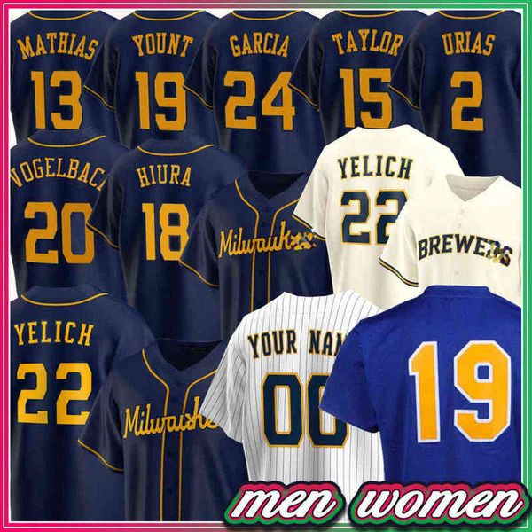 daniel vogelbach milwaukee 22 christian yelich baseball jerseys travis shaw robin yount keston hiura max mathias urias, Black
daniel vogelbach milwaukee 22 christian yelich baseball jerseys travis shaw robin yount keston hiura max mathias urias, Black