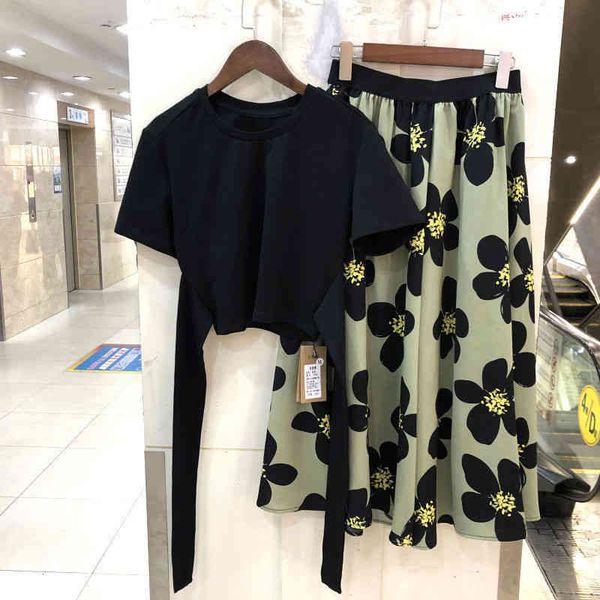 two piece dress women's plus size suit skirt summer high waist division two ladies thin upper shirt summer lnsn, White
two piece dress women's plus size suit skirt summer high waist division two ladies thin upper shirt summer lnsn, White