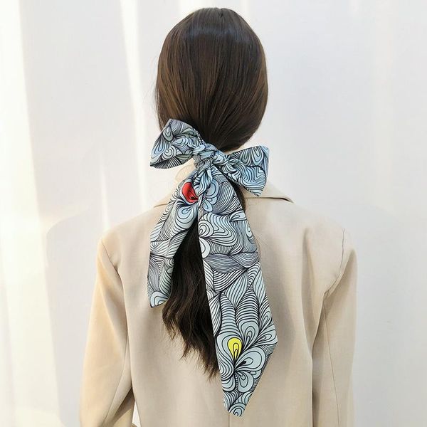 scarves female custom korean hair tied bow accessories fairy ribbon long printed, Blue;gray
scarves female custom korean hair tied bow accessories fairy ribbon long printed, Blue;gray