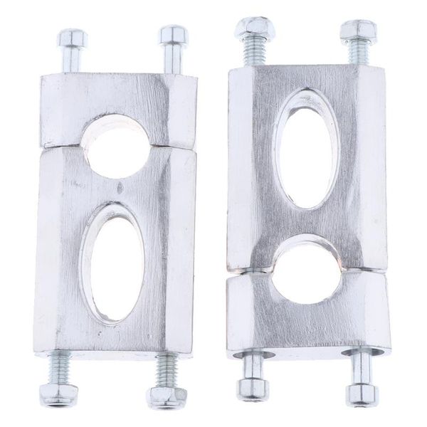 handlebars 2pcs 22mm cnc handlebar riser rise mounting clamp adapter for 110cc-125cc, silver
handlebars 2pcs 22mm cnc handlebar riser rise mounting clamp adapter for 110cc-125cc, silver