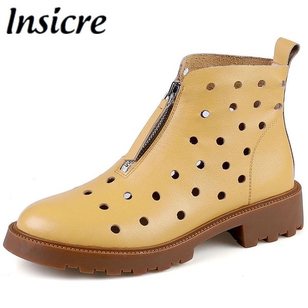 boots insicre women's ankle 2021 summer genuine leather low heels spring autumn round toe front zip ladies black white shoes
boots insicre women's ankle 2021 summer genuine leather low heels spring autumn round toe front zip ladies black white shoes