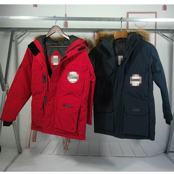 08 expedition men's and women's joint warm thickened work clothes parker down jacket, Black
08 expedition men's and women's joint warm thickened work clothes parker down jacket, Black