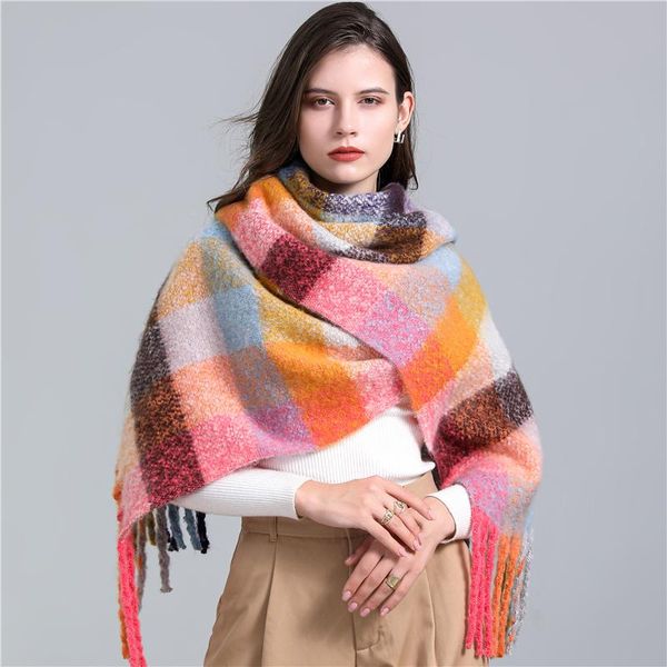 scarves 2021 plaid cashmere scarf women winter warm shawl fashion bufanda british tassel neckerchief female echarpe pashmina wraps, Blue;gray
scarves 2021 plaid cashmere scarf women winter warm shawl fashion bufanda british tassel neckerchief female echarpe pashmina wraps, Blue;gray