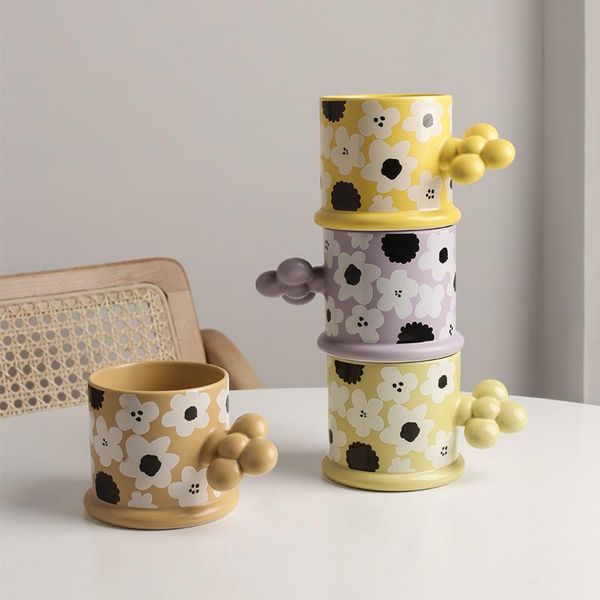 mugs creative flower mug home cute coffee cup ceramic personality trend girl macaron color water gift
mugs creative flower mug home cute coffee cup ceramic personality trend girl macaron color water gift