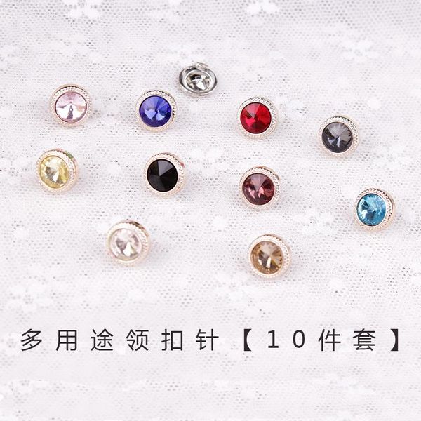 pins, brooches 10pcs/set rhinestone pins suit collar sacrf brooch mini pretty broche, Gray
pins, brooches 10pcs/set rhinestone pins suit collar sacrf brooch mini pretty broche, Gray