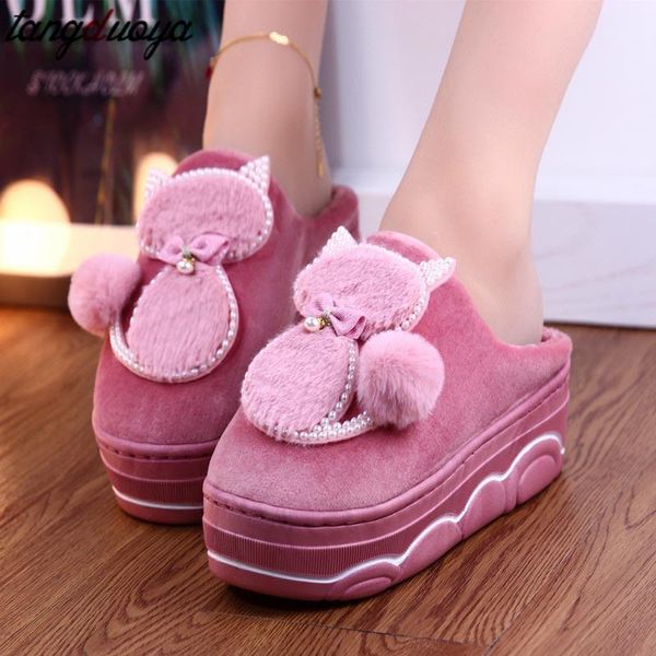 women's slippers rhinestone platform home ladies winter indoor shoes woman house slipper pantoufles femme1, Black
women's slippers rhinestone platform home ladies winter indoor shoes woman house slipper pantoufles femme1, Black