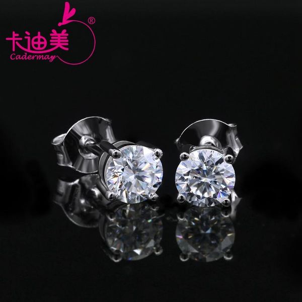 stud cadermay simple 4 setting silver925 earrings d vvs1 0.5ct round brilliant cut moissanite sterling silver ear studs jewelry, Golden;silver
stud cadermay simple 4 setting silver925 earrings d vvs1 0.5ct round brilliant cut moissanite sterling silver ear studs jewelry, Golden;silver