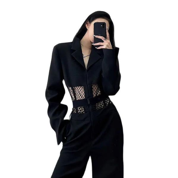 women's two piece pants fashion 2021 spring and summer korean hollow suit female jacket + loose straight-leg casual wide-leg women, White
women's two piece pants fashion 2021 spring and summer korean hollow suit female jacket + loose straight-leg casual wide-leg women, White