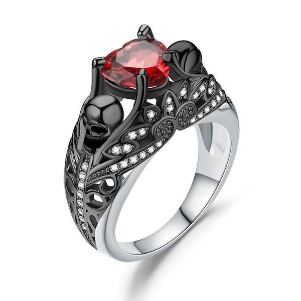 wedding rings women's skull ring european and american punk biker men's jewelry, Slivery;golden
wedding rings women's skull ring european and american punk biker men's jewelry, Slivery;golden