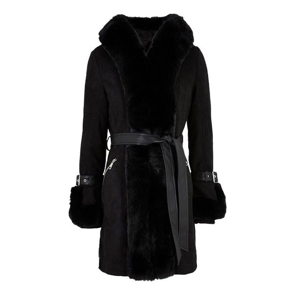 women's wool & blends malina fashion hooded coats women elegant slim black artificial fur tie belt jackets side zipper ladies
women's wool & blends malina fashion hooded coats women elegant slim black artificial fur tie belt jackets side zipper ladies