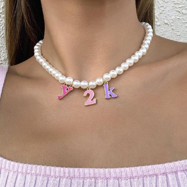 pendant necklaces cosysail personality y2k girl letters for women trendy charm imitation pearls choker necklace party jewelry, Silver
pendant necklaces cosysail personality y2k girl letters for women trendy charm imitation pearls choker necklace party jewelry, Silver