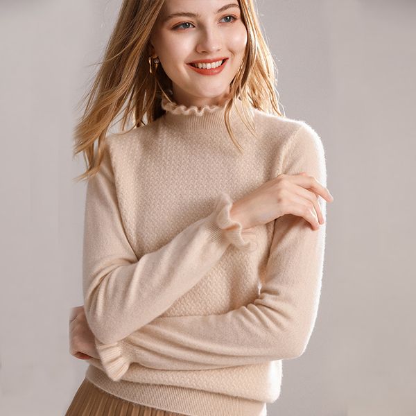 women's two piece pants autumn and winter fashion cashmere blouse women's warm bottoming shirt 100% pure wbqz, White
women's two piece pants autumn and winter fashion cashmere blouse women's warm bottoming shirt 100% pure wbqz, White