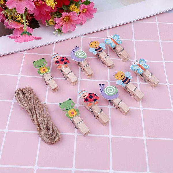 clothing & wardrobe storage cartoon animal/christmas wooden clip with rope po paper clothes pegs craft clips party decor insect
clothing & wardrobe storage cartoon animal/christmas wooden clip with rope po paper clothes pegs craft clips party decor insect