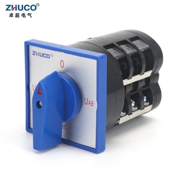 smart home control zhuco lw5d-16/yh3.3 16a blue panel four position three pole three-phase voltmeter conversion selector changeover cam swit
smart home control zhuco lw5d-16/yh3.3 16a blue panel four position three pole three-phase voltmeter conversion selector changeover cam swit
