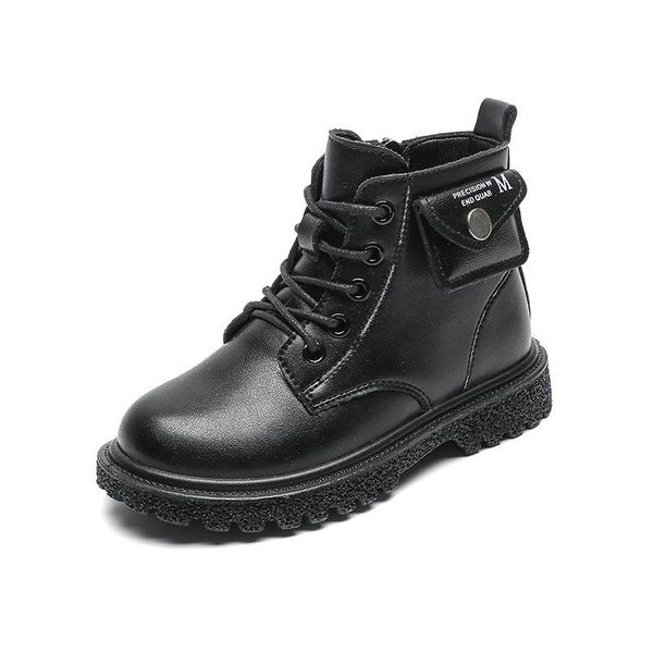 boots children for boys girls black leather kids school with small pocket classic fashion rubber warm cotton, Black;grey
boots children for boys girls black leather kids school with small pocket classic fashion rubber warm cotton, Black;grey