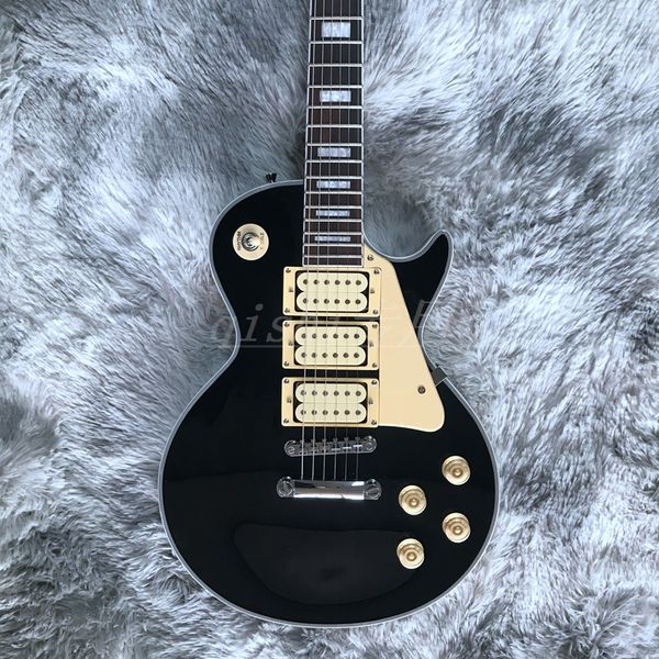 electric guitar china custom shop made beautiful and wonderful black color 3 piece pickups with yellow pickguard
electric guitar china custom shop made beautiful and wonderful black color 3 piece pickups with yellow pickguard