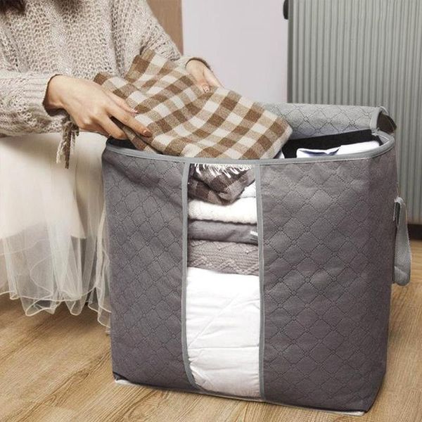 clothing & wardrobe storage bag extra large quilt with handles non-woven home box container drop
clothing & wardrobe storage bag extra large quilt with handles non-woven home box container drop