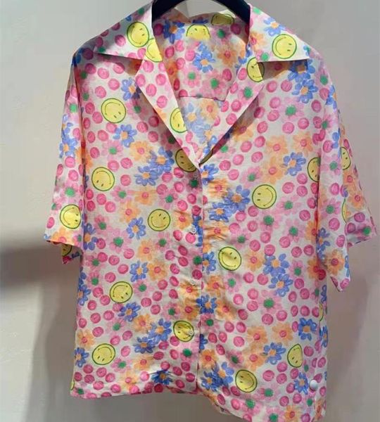 women's blouses & shirts women 2021 spring and summer style ladies patterned shirt with buttons, White
women's blouses & shirts women 2021 spring and summer style ladies patterned shirt with buttons, White