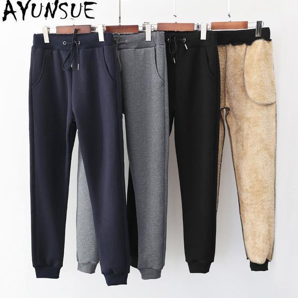 fleece casual pants women 2021 autumn winter thickened warm outer wear women's harem womens trousers ropa mujer & capris, Black;white
fleece casual pants women 2021 autumn winter thickened warm outer wear women's harem womens trousers ropa mujer & capris, Black;white
